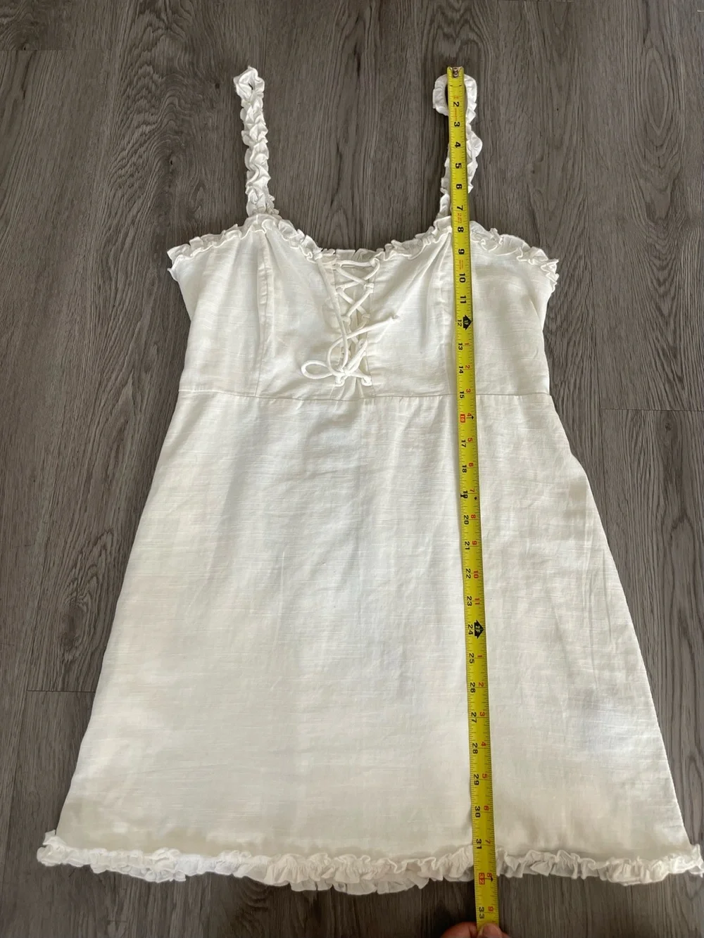 Urban outfitters Robin lace up mini dress medium